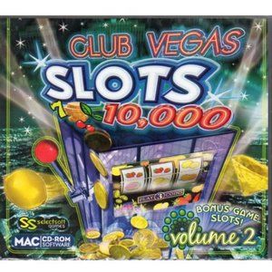 Club Vegas Slots 10,000 Vol.2 (MAC-CD, 2009) for Macintosh - NEW in Jewel Case